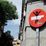 Street art de Clet Abraham