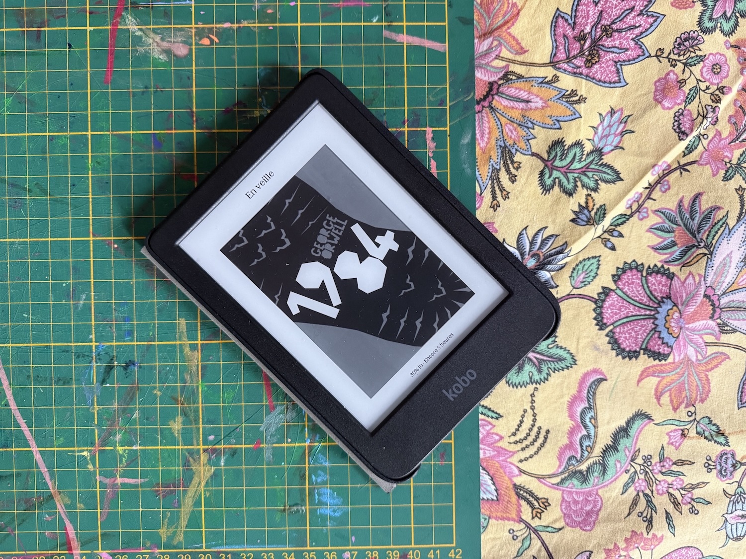 Liseuse Kobo avec 1984 de George Orwell